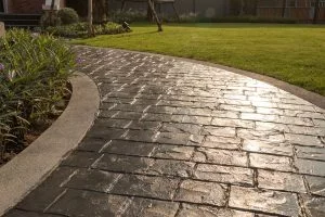 Brick Paver Style Stamped Concrete