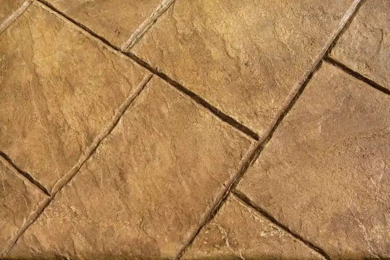 Brick Style Stamped Concrete