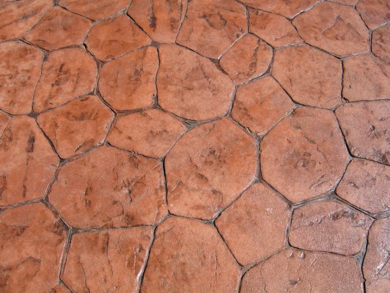 stone stamped concrete